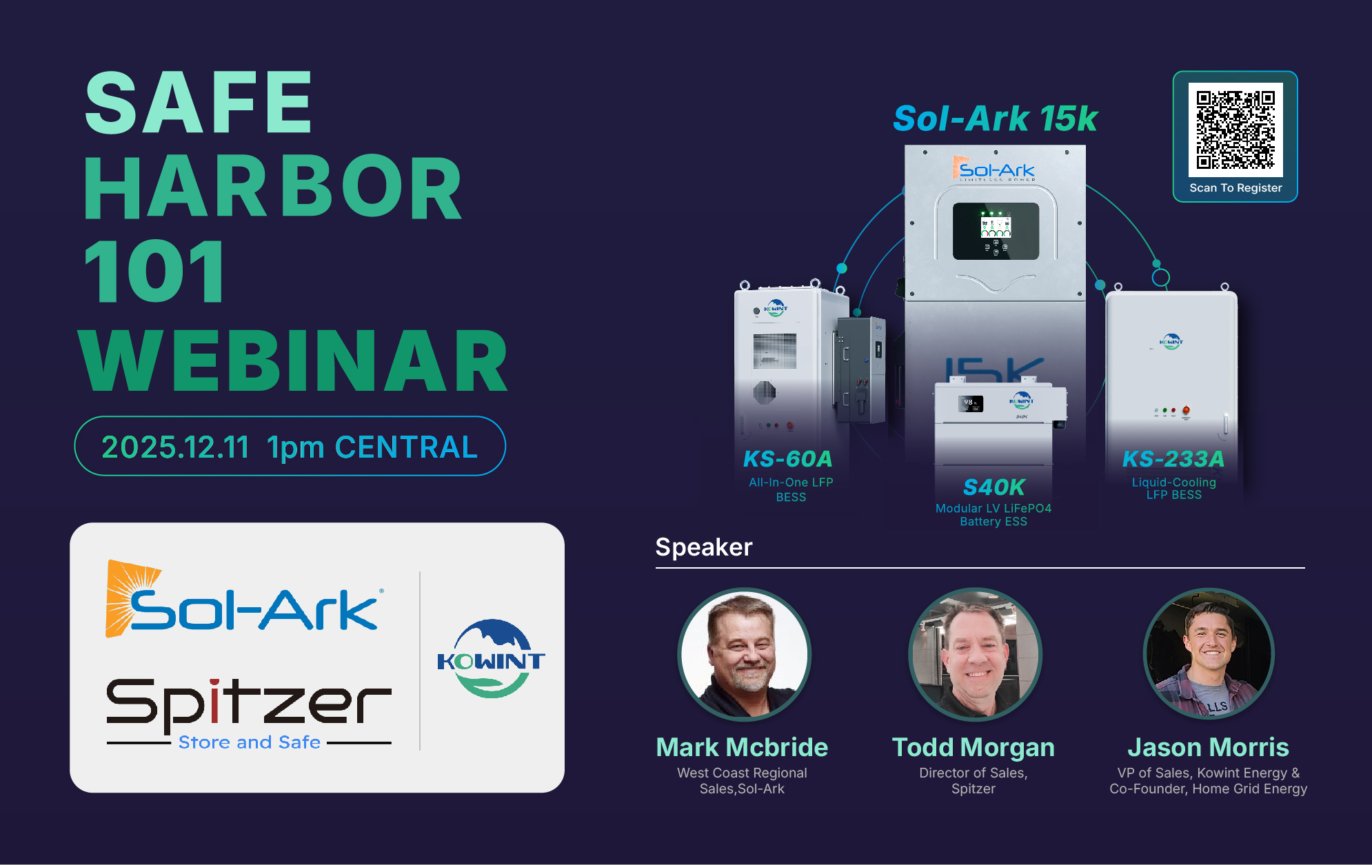 [Webinar] Safe Harbor 101 with Solark and Spitzer