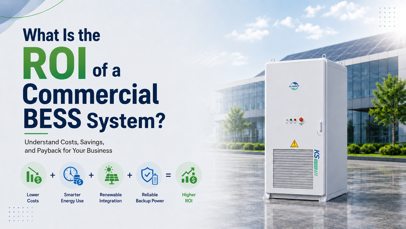 What Is the ROI of a Commercial BESS System?