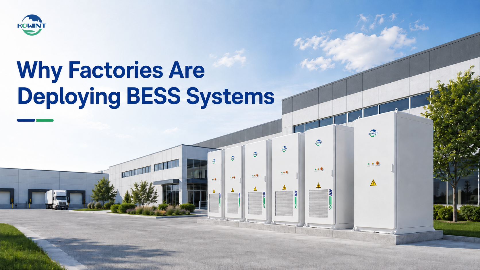 Why Factories Are Deploying BESS Systems